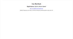 Desktop Screenshot of barebacktraining.com